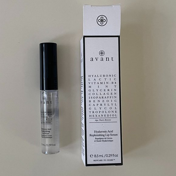 Avant Age Nutri-Revive Hyaluronic Acid Replenishing Lip Serum 8.5ml New - Picture 2 of 5